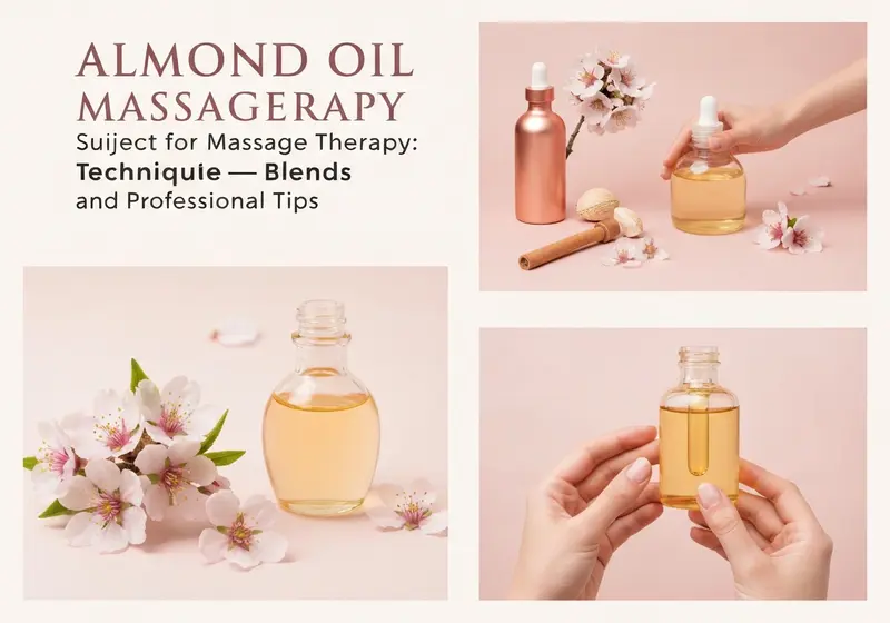 almond oil for massage therapy techniques blends and