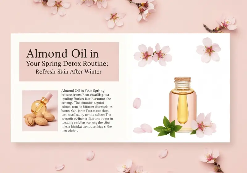 almond oil in your spring detox routine refresh skin after