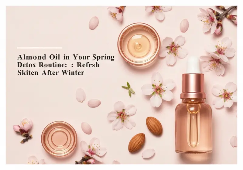 almond oil in your spring detox routine refresh skin after