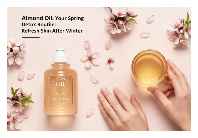 almond oil in your spring detox routine refresh skin after