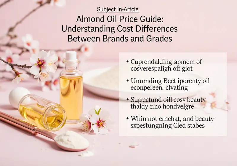 almond oil price guide understanding cost differences