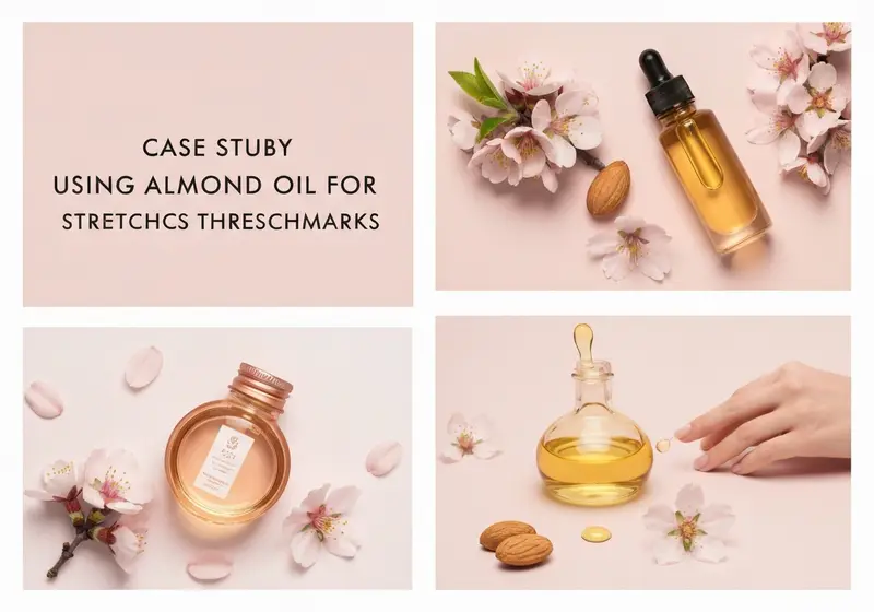 case study using almond oil for stretch marks through