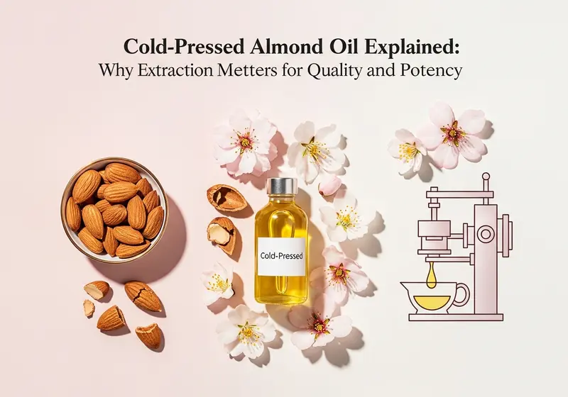 cold pressed almond oil explained why extraction method