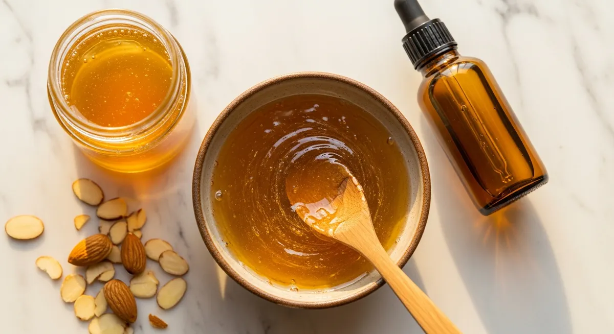 DIY Almond Oil and Honey Face Mask for Instant Hydration and Glow