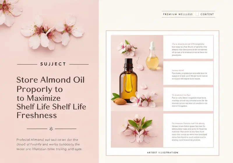 how to store almond oil properly to maximize shelf life and