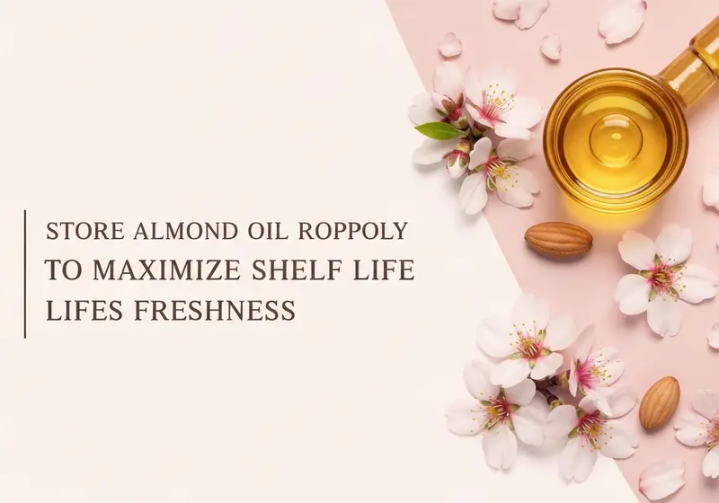 how to store almond oil properly to maximize shelf life and